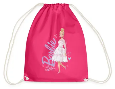 Produktbild von Spreadshirt Barbie Hochzeitskleid Turnbeutel, One size, Fuchsia