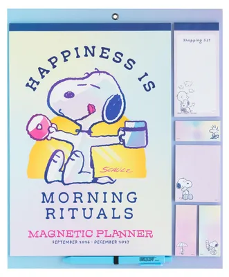 Image de Calendrier magnétique Snoopy 2026/27, format 30 x 35 cm