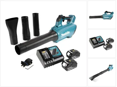 Produktbild von Makita DUB184RT, 176 km/h, Schwarz, Blau, 18000 RPM, 18 V, 5 Ah, 150 mm