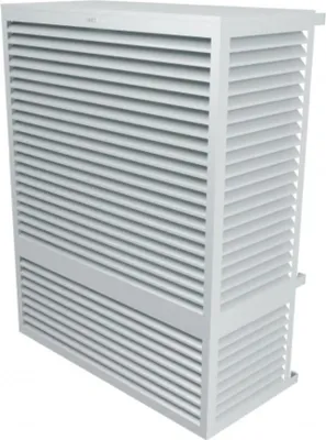 Produktbild von DECOCLIM Aluminium Schutzgehäuse RAL7035 Option XXL, Innenmaße: H 1700 x W 1310 x D 650-800