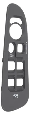 Image de Cache de verrouillage du bouton de lève-vitre côté conducteur, gris foncé, en ABS haute résistance, référence 5HZ71XDHAE, compatible avec les modèles 1500, 2500 et 3500 de 2006 à 2008