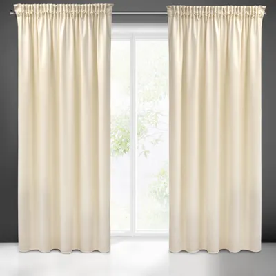 Immagine prodotto di Eurofirany Tenda 140x270 Sibel in velluto crema pronta per il nastro Pierre Cardin