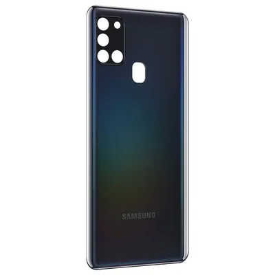 Produktbild von Samsung, Ersatzteil Akkudeckel (Rückseite) für Samsung Galaxy A21s, Schwarz