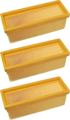 Produktbild von 3x Trade-Shop Flachfaltenfilter/Lamellenfilter/HEPA-Filter für Kärcher 1.081-121.0 Waschsauger SE3001 1.347-201.0 Mehrzwecksauger A2731pt 1.081-400.0 Waschsauger SE2001