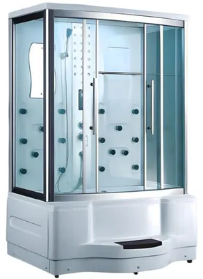 Produktbild von Hydromassage-Dusche Duschkabine Komfortdusche Multifunktionsdusche 180x98 cm