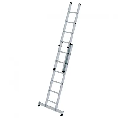 Produktbild von MUNK Schiebeleiter mit nivello-Traverse 2x6 Sprossen