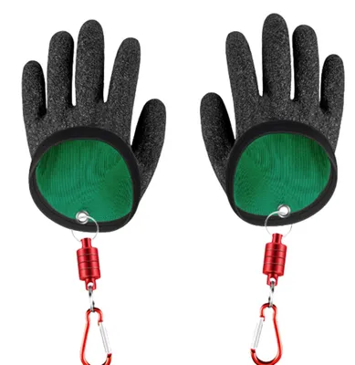 Image de Deux gants de pêche imperméables avec fermeture magnétique