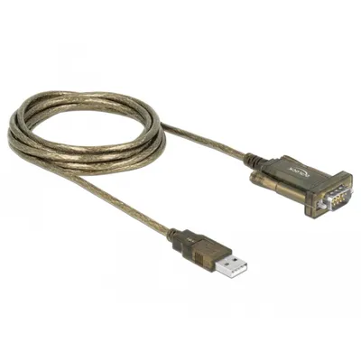 Produktbild von Delock Adapter USB 2.0 Type-A > 1 x Serial DB9 RS-232