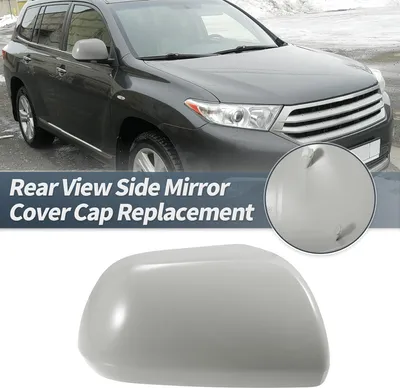 Image de Coque De Remplacement Pour Rétroviseur Extérieur Droit Gris pour Toyota Highlander 2009-2014 - Accessoire De Décoration Extérieure Pour Protéger Le Rétroviseur