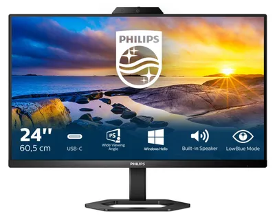 Obrázok produktu pre Philips 5000 series 24E1N5300HE/00, 60,5 cm (23.8"), 1920 x 1080 px, Full HD, LCD, 4 ms, Čierna