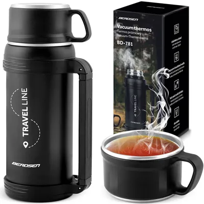 Zdjęcie produktu dla Termos próżniowy 1500 ml BD-781 czarny