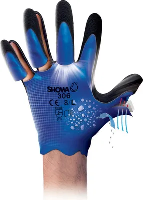 Produktbild von SHOWA Handschuh 306 Gr. S 10 Stk