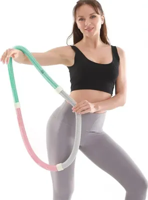 Produktbild von Bauchtrainer Hula Hoop mit Rückfederung – Spiral-Fitnessreifen für Bauch, Taille & Körperstraffung