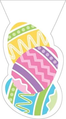 Produktbild von 20 geformte Zellophantüten Ostereier