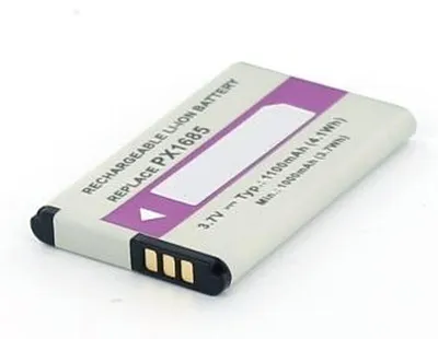 Produktbild von Akku für Toshiba PX1685 Li-Ion 3,7 Volt 1050 mAh schwarz.