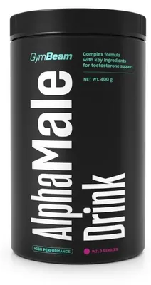 Obrázok produktu pre GymBeam | AlphaMale Drink Powder | Podpora testosterónu Lesné plody