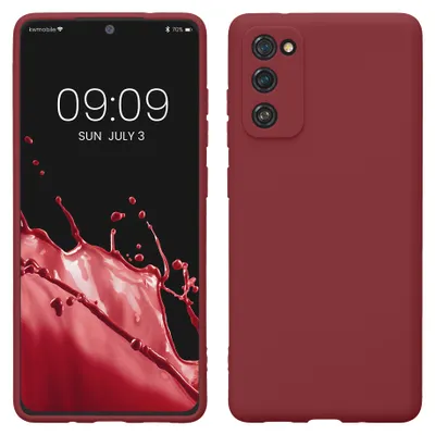 Produktbild von kwmobile Handyhülle für Samsung Galaxy S20 FE Hülle - weiches Handy Silikon Case - Schutzhülle Cover - Bordeaux Violett