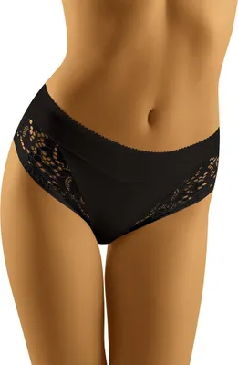 Produktbild von Wolbar Damen Maxi-Slip WB77, Schwarz, XXL