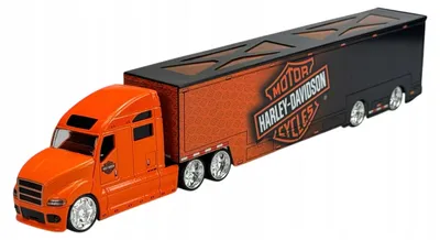 Image de Maisto Camion Harley-Davidson Échelle 1:64 Modèle Noir