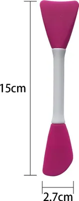 Produktbild von Silikon-Gesichtsapplikator für Gesichtsmasken, Schlammcreme, Tonmasken, DIY-Modelliermaskenpinsel, DIY-Schlammmischspatel, doppelseitiger Handlöffel, Hautpflege-Make-up-Foundation-Gel-Kosmetikwerkzeug