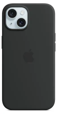 Produktbild von Apple MagSafe Silikonhülle für iPhone 15 - Schwarz