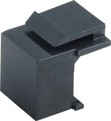 Image de BACHMANN Connecteur aveugle Keystone, noir