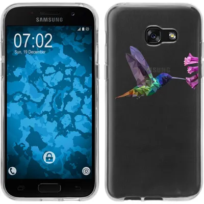 Produktbild von PhoneNatic Case kompatibel mit Samsung Galaxy A7 (2017) Silikon-Hülle Vektor Tiere M3
