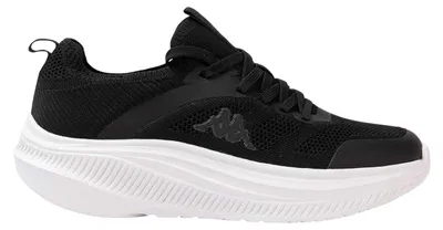 Produktbild von Kappa - "Prati" Sneaker für Herren, Jerseyware, Plattform-Absatz GT25051 (42 EU) (Schwarz/Weiß)