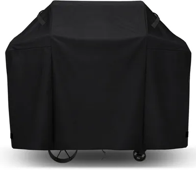 Obrázek produktu pro Ochranný kryt na gril, vyrobený z materiálu Oxford 210D, větruodolný, rozměry 170 x 61 x 117 cm, vhodný pro použití na zahradě i při kempování