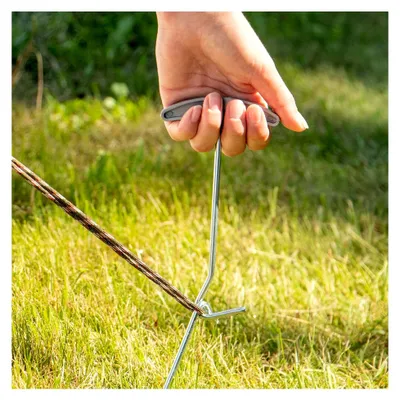 Produktbild von ® 2X Heringzieher - Hakenzieher zum einfachen Entfernen von Heringen, Haken und Erdnägel - Zeltzubehör für Camping und Outdoor (Kunststoff - 2 Stück)