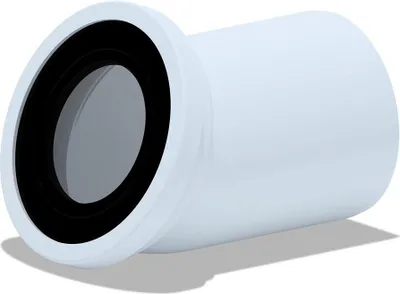 Produktbild von WC Anschluss 22,5° 187,5x110mm Abfluss Anschluss Verbindung Toilette Klo