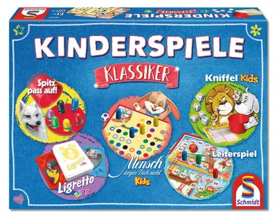 Image de Schmidt 49189 Schmidt Kinderspielesammlung KLASSIKER Spiele-Set