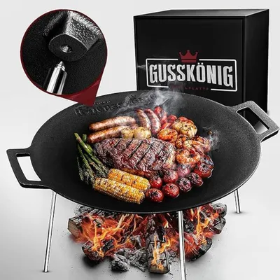 Produktbild von Gusskönig Eingebrannte Grillpfanne 30cm