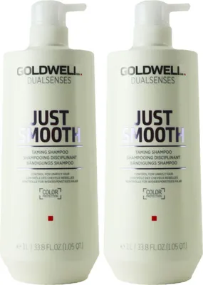 Immagine prodotto di Goldwell DS Just Smooth Shampoo 2x1000ml