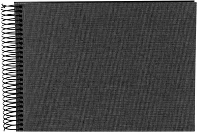 Image de Album spirale Goldbuch Summertime anthracite 24x17 cm 40 pages noires