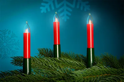 Produktbild von NARVA 15er Schaft-Lichterkette rot innen