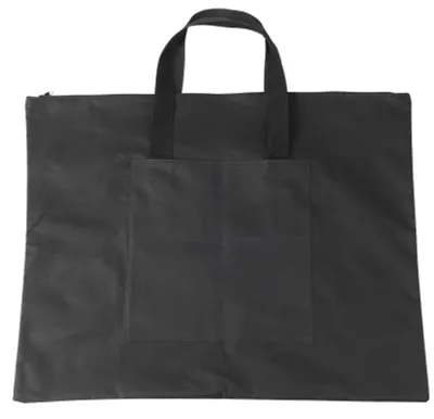 Imagen del producto de Omgoods - Portafolio de arte impermeable - Carpeta de dibujo A2 - Bolsa de almacenamiento - Correa ajustable - Ligero - Fabricado con lona Oxford de alta calidad, 54 x 69 cm