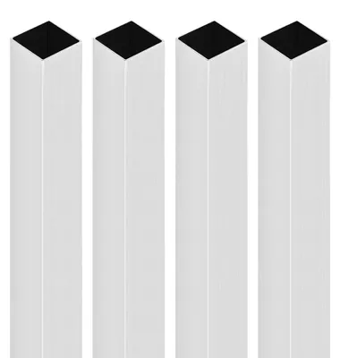 Obrázok produktu pre Štvorcové hliníkové rúrky, rozmery 20x20 mm - 4 kusy
