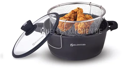 Productafbeelding van Kookpan - Gegoten aluminium - Antiaanbaklaag - 26 cm - 5,5 liter