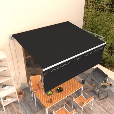 Obrázek produktu pro Automatická zatahovací markýza s roletou Antracitová / 4 x 3 m