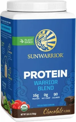 Produktbild von Sunwarrior Warrior Blend Organic (750g) Chocolate - Eiweiße - Veganes Eiweiß