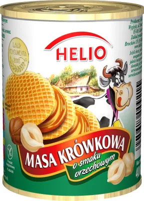 Zdjęcie produktu dla Kajmak Helio smak orzechowy 400 g