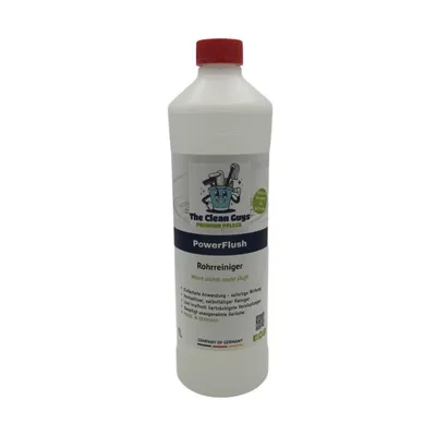 Produktbild von PowerFlush – Rohrreiniger 1.000ml | Konzentrat | Badezimmer | Abfluss frei | wirksam | löst Verstopfungen