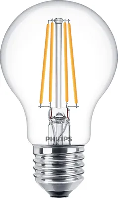 Produktbild von LED-Lampe "classic", 60W, E27, klar, warmweiß (00195991)