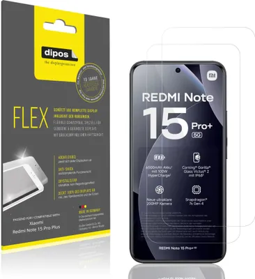 Obrázok produktu pre 2x dipos Flex Xiaomi Redmi Note 15 Pro Plus