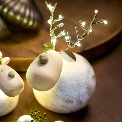 Immagine prodotto di Renna in cemento a LED Grande - Illuminazione festiva 524109