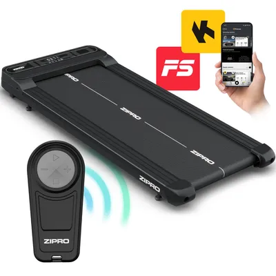 Produktbild von ZIPRO Catwalk Walking Pad – Elektrisches Laufband für den Schreibtisch, Ultraflach & Kompakt, Gehband für Home Office – Mit App-Kompatibilität, 1-6 km
