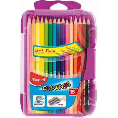Imagen del producto de Bolígrafo de colores Color'Peps, caja con 15 unidades
