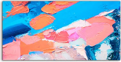 Produktbild von Coloray Acrylbild 140x70  Wandbild Acrylbilder Deko Nachbildung Malerei abstrakt farbenfroh