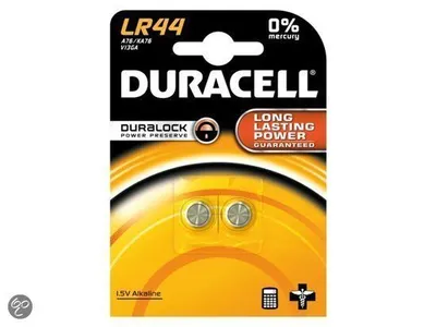 Produktbild von Duracell Specialty LR44 Alkaline-Knopfzellenbatterien